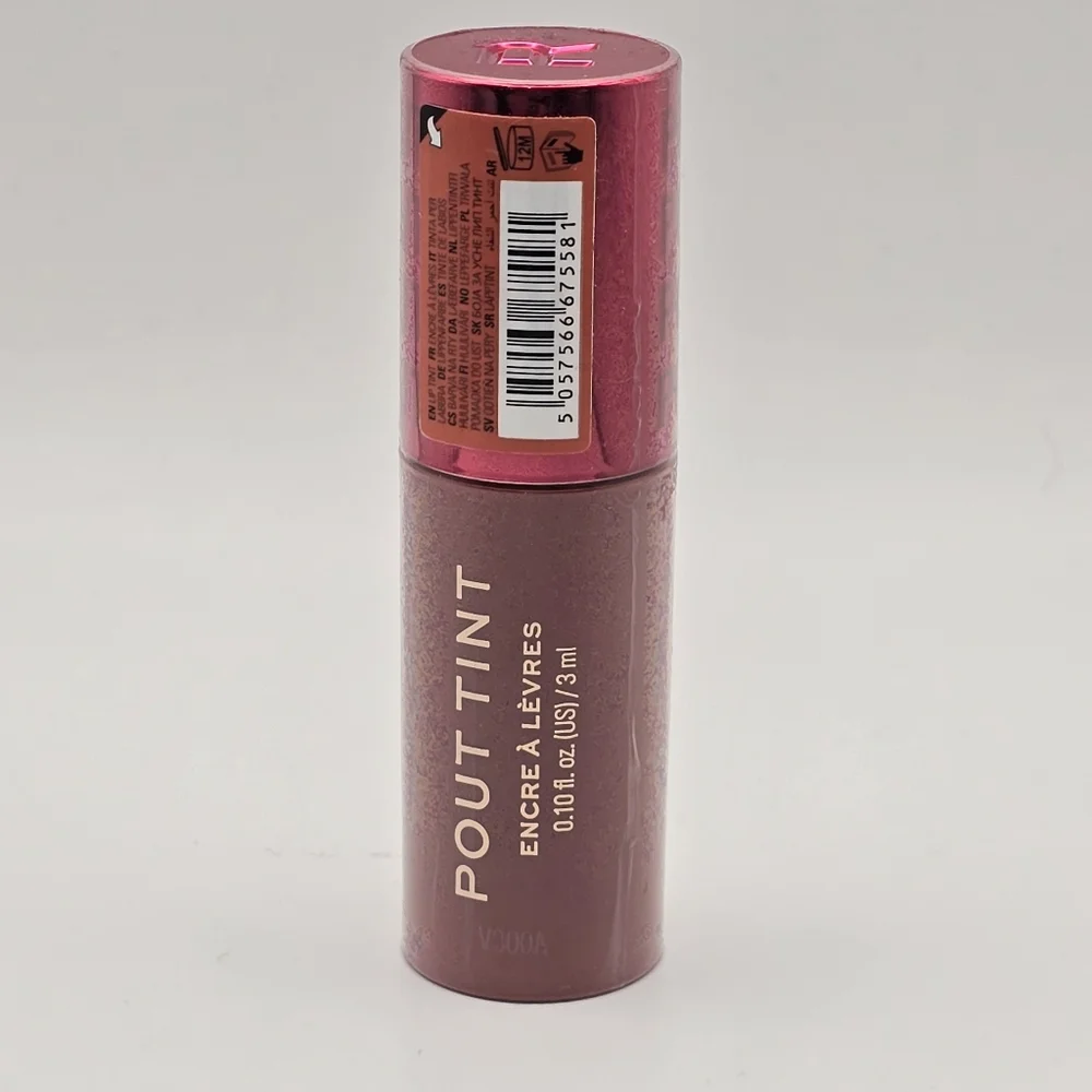 Makeup Revolution Pout Tint Lip Gloss Moisturizing Effect Sweetie Coral